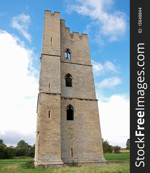 Old ruined manastic castle building. Old ruined manastic castle building