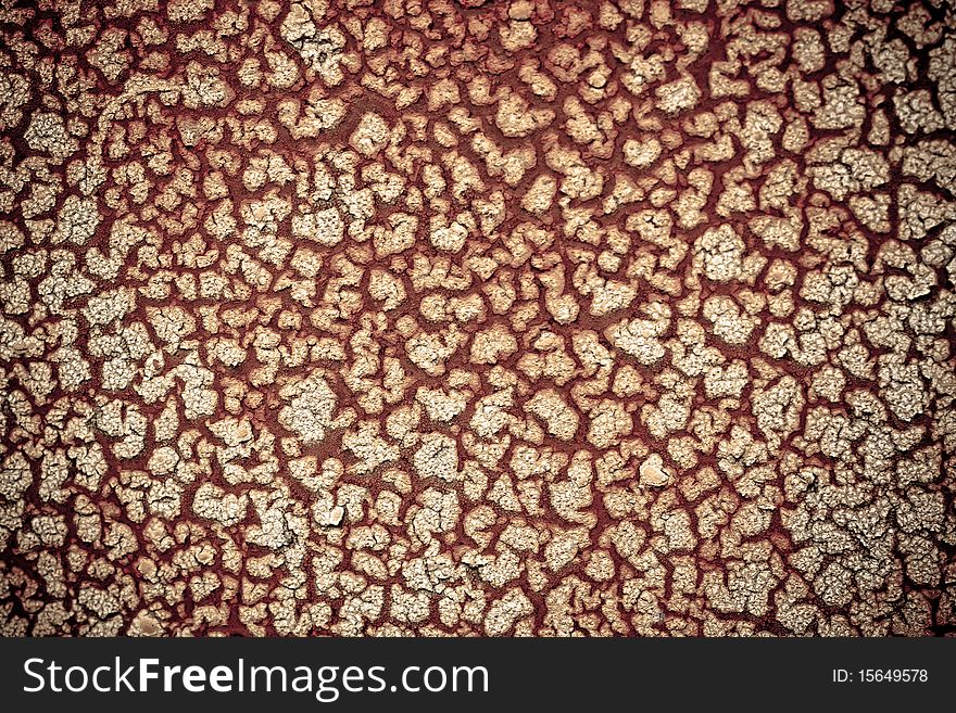 A corrosion background or texture