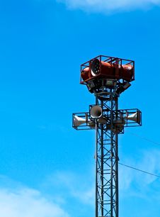 Loudspeaker Pole Stock Photo Loudspeaker Pole Stock Photo