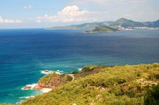 Gorgeous Picturesque Scene Of Rocky Adriatic Beach Stock Photos Gorgeous Picturesque Scene Of Rocky Adriatic Beach Stock Photos