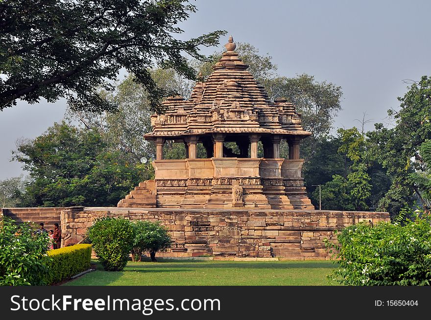 One of brahman temples in Khajuraho, India. One of brahman temples in Khajuraho, India.