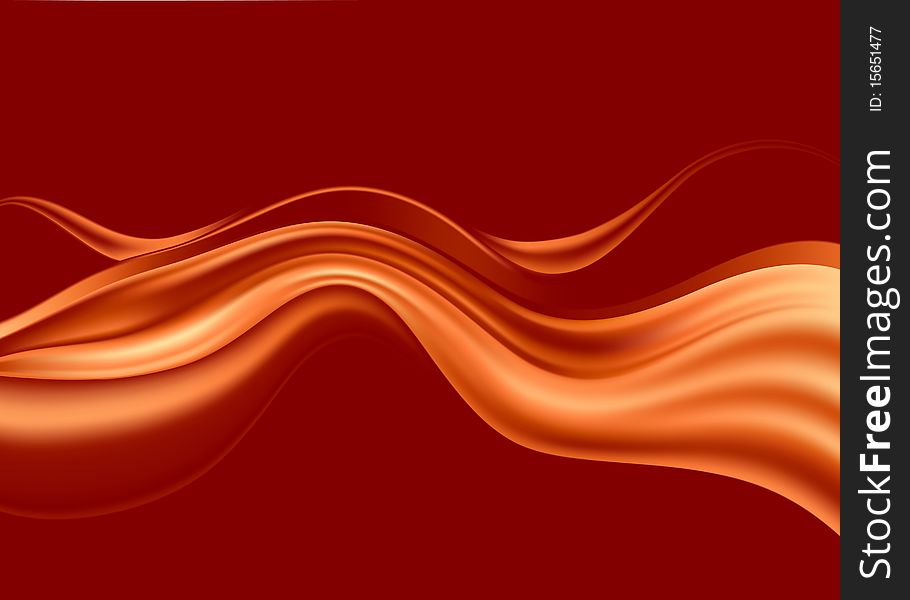 Abstract brown waves on dark background. Abstract brown waves on dark background