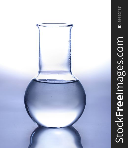 Studio photo of chemical glassware. Studio photo of chemical glassware
