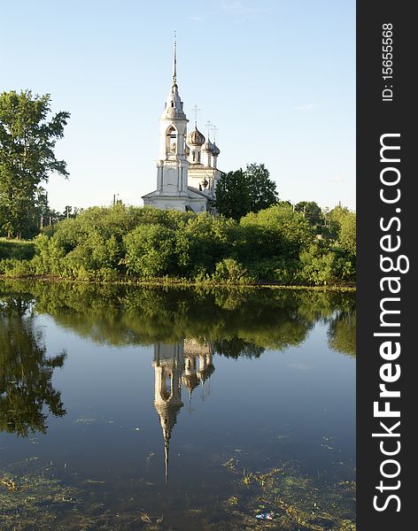 Church of the Sretenie and reflection