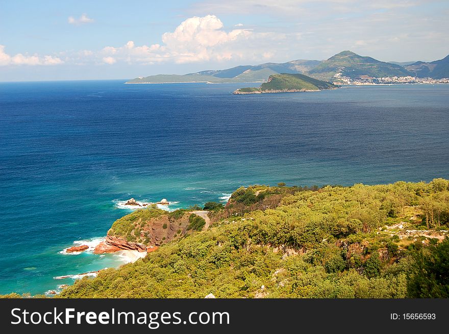 Gorgeous Picturesque Scene Of Rocky Adriatic Beach