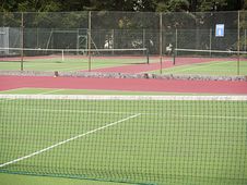 Tennis Courts In Outdoor Leisure Cednter Stock Photo Tennis Courts In Outdoor Leisure Cednter Stock Photo