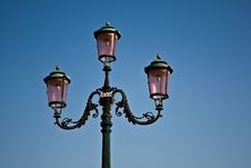 Street Lamp, Venice Royalty Free Stock Photo