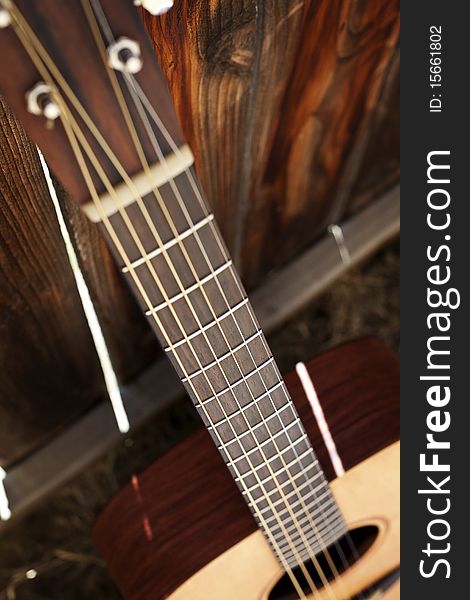 Acoustic Guitar Fret Board