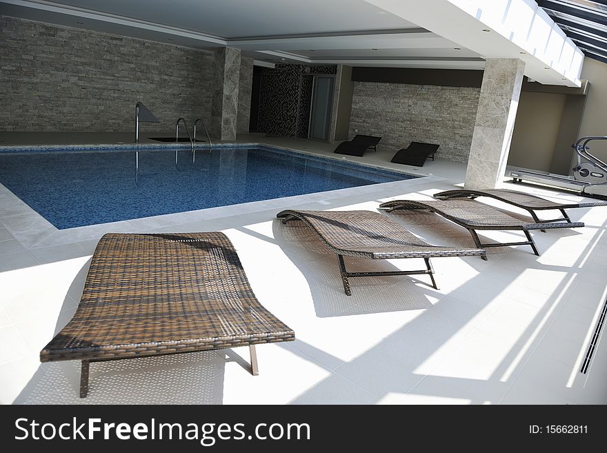 Indoor swimming  pool