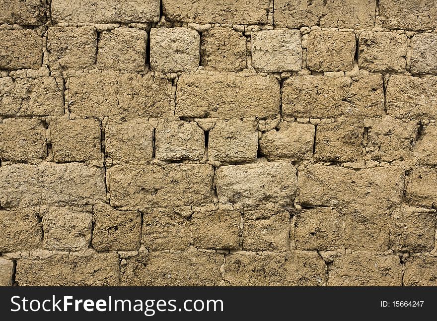 Texture Of A Brick Wall Construction