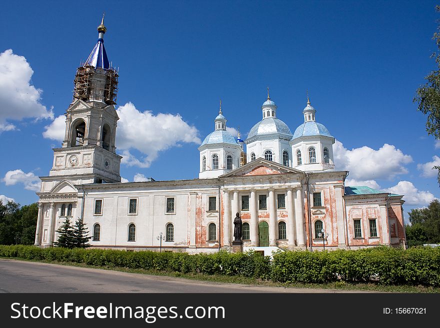 Voskresensky cathedral in Kashin, Russia.