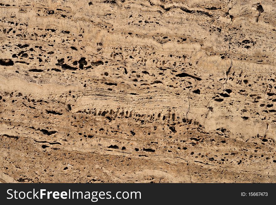 Light Brown Stone Wall Background