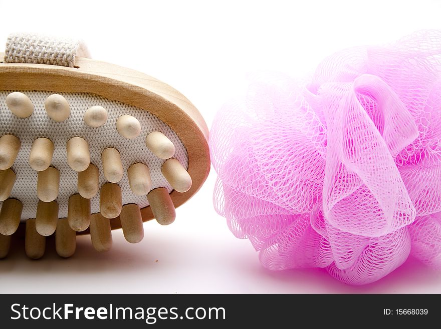 Massage sponge for the relaxation. Massage sponge for the relaxation