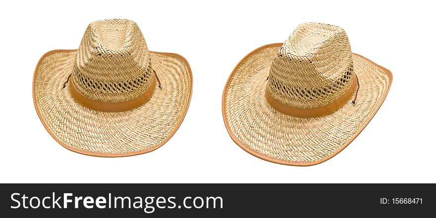This Traditional American straw hat of cowboy