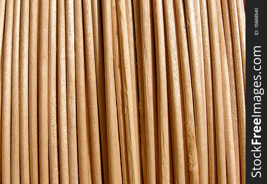 Detail photo texture of the skewers background