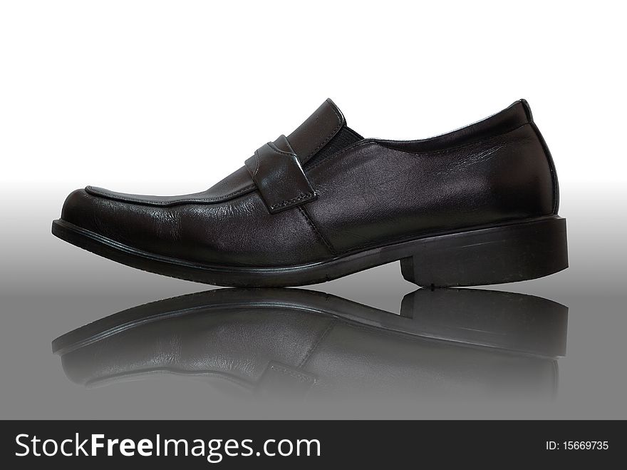 Black Leather Shoes (left side)