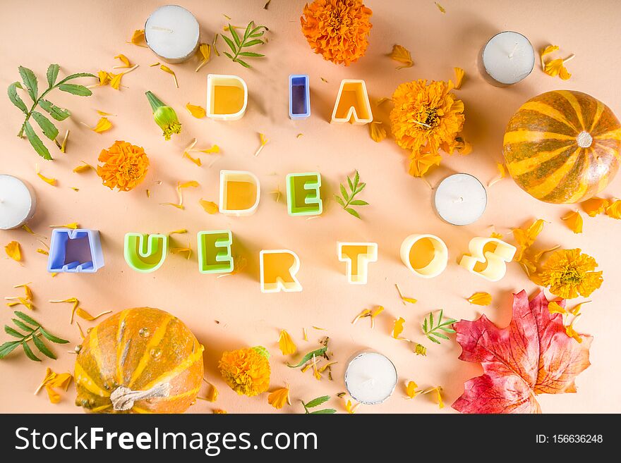 Día de Muertos, mexican day of the dead background