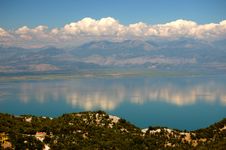 Gorgeous Picturesque Scene Of Lake Skadar In Monte Stock Image Gorgeous Picturesque Scene Of Lake Skadar In Monte Stock Image