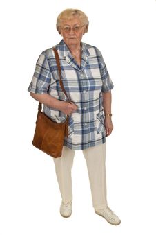 With Handbag Royalty Free Stock Photo With Handbag Royalty Free Stock Photo