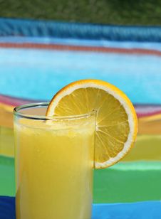 Summer Drink In Swimming Pool Stock Image Summer Drink In Swimming Pool Stock Image