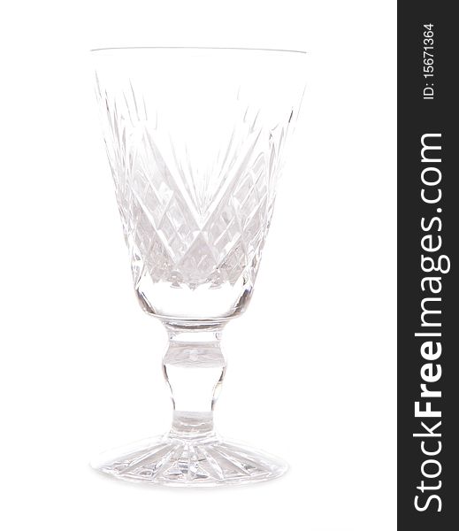 Crystal brandy glass