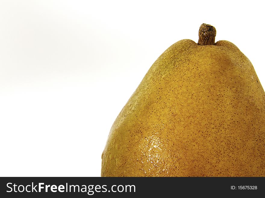 Bright colorful and healthy pear. Bright colorful and healthy pear