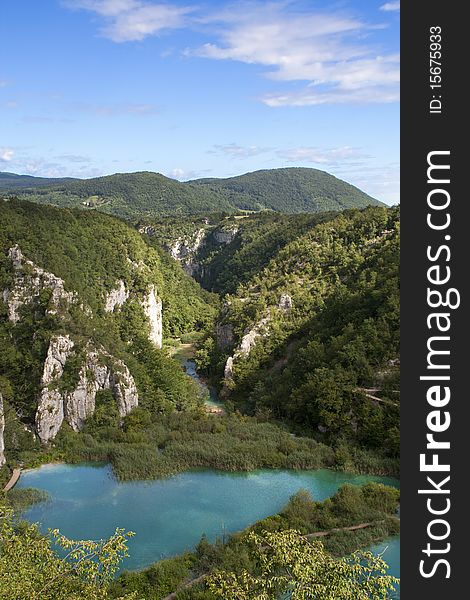 Plitvice natural park, photo taken in Croatia