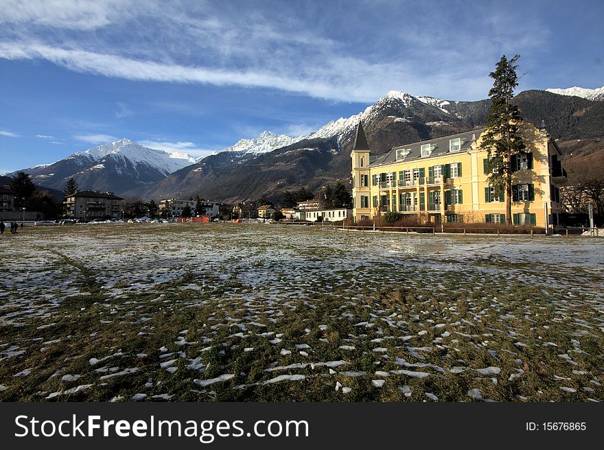 A little village of the mountain in Trentino. A little village of the mountain in Trentino.