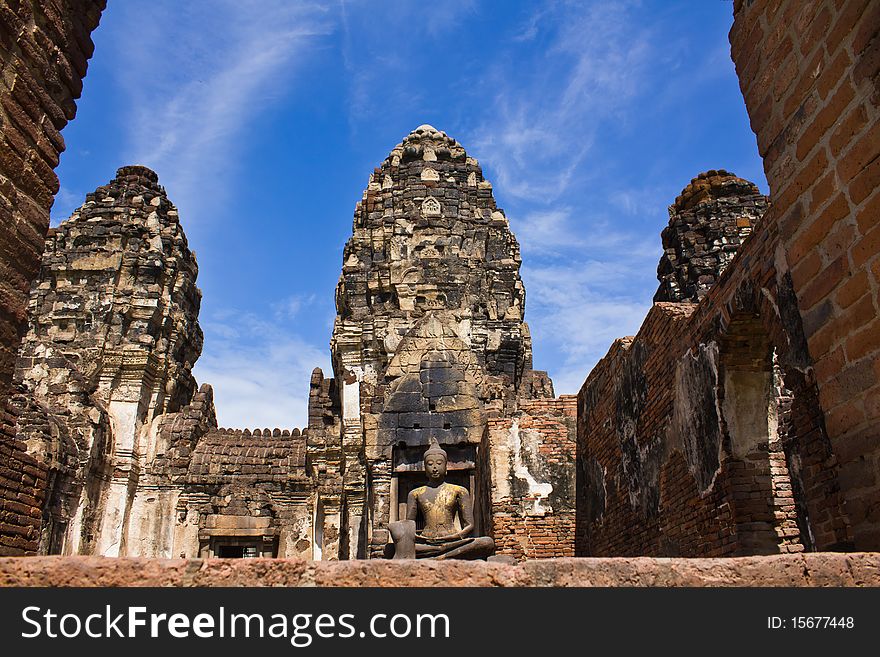 Pagoda In Lopburi Of Thailand