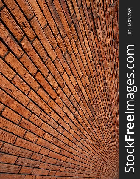 Perspective of brick wall lines