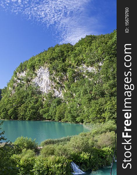 Plitvice natural park, photo taken in Croatia