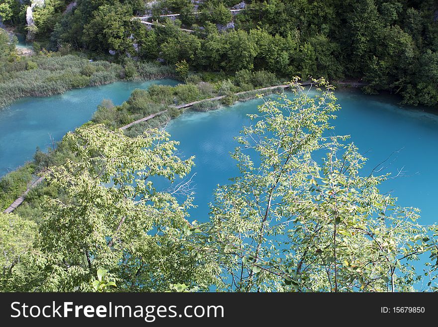 Lake  in Plitvice