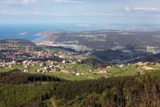 Coast Villages In Asturias, Spain Royalty Free Stock Photography Coast Villages In Asturias, Spain Royalty Free Stock Photography