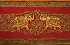 Native Thai Style Cloth Pattern Stock Images