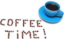 Words Coffee Time Royalty Free Stock Photo Words Coffee Time Royalty Free Stock Photo