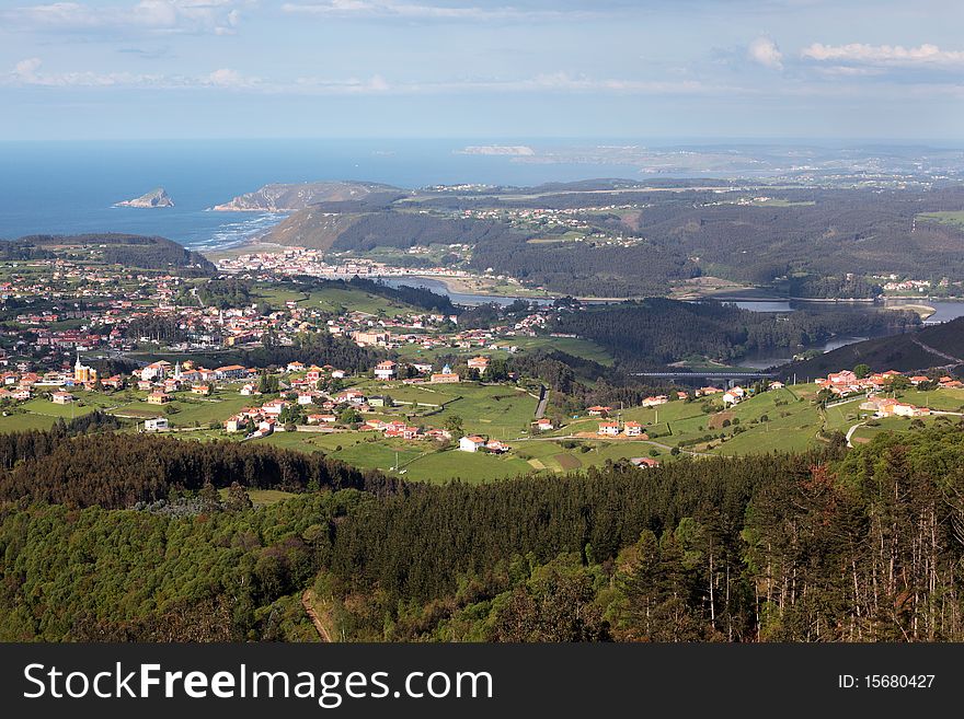 Coast Villages In Asturias, Spain