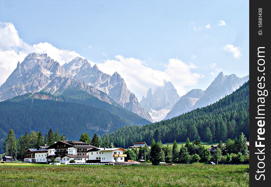 View Of The Sexten Dolomites