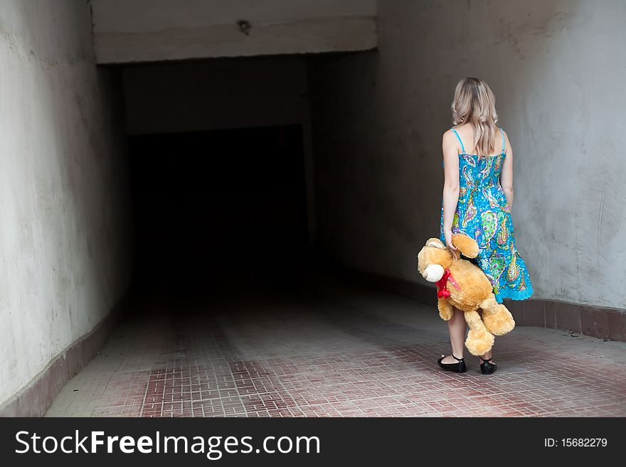 Woman With Teddy-bear