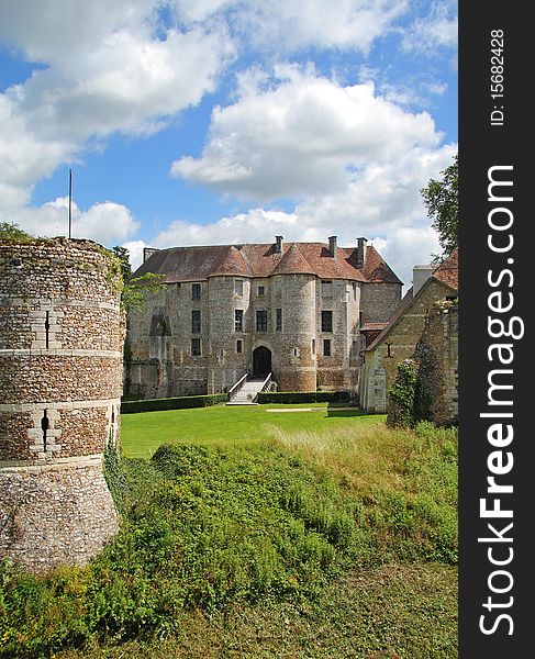 Norman Chateau and Fortifications in France. Norman Chateau and Fortifications in France