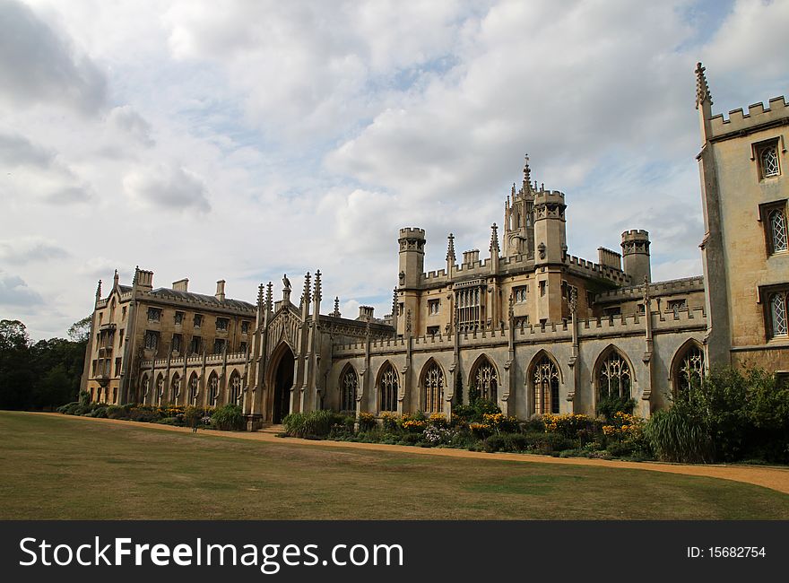 Interior of a college in the university of Cambridge. Interior of a college in the university of Cambridge