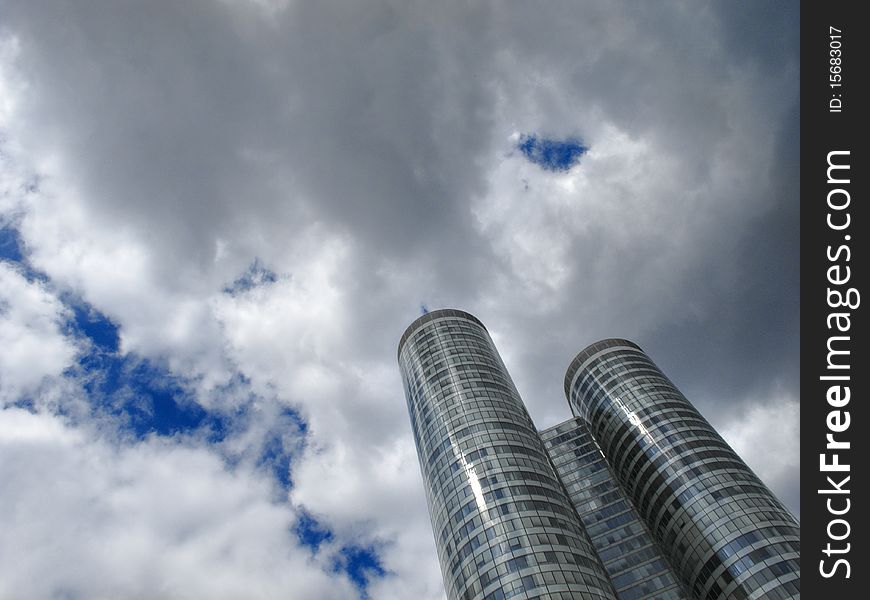 Building and sky