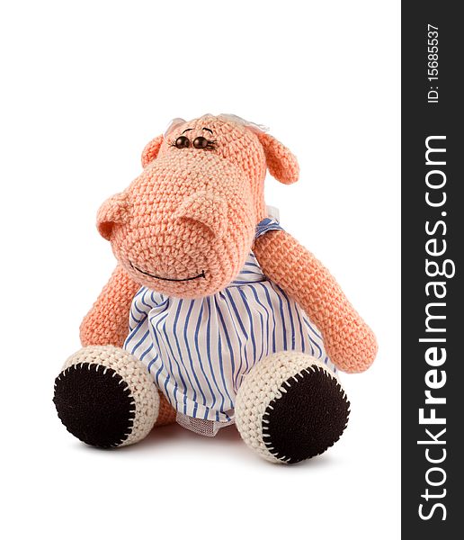 Soft toy hippopotamus