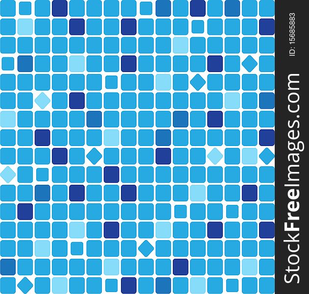 Abstract square pixel mosaic background