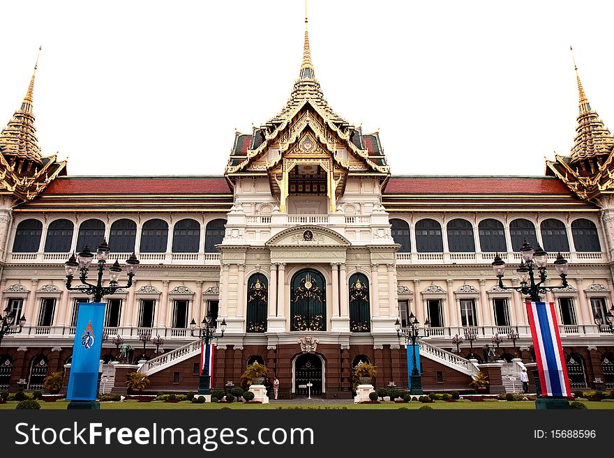 Famous Thailand's landmark, Grand Palace in Bangkok. Famous Thailand's landmark, Grand Palace in Bangkok