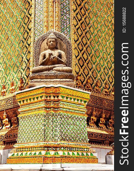 Famous Thailand's landmark, Grand Palace in Bangkok. Famous Thailand's landmark, Grand Palace in Bangkok