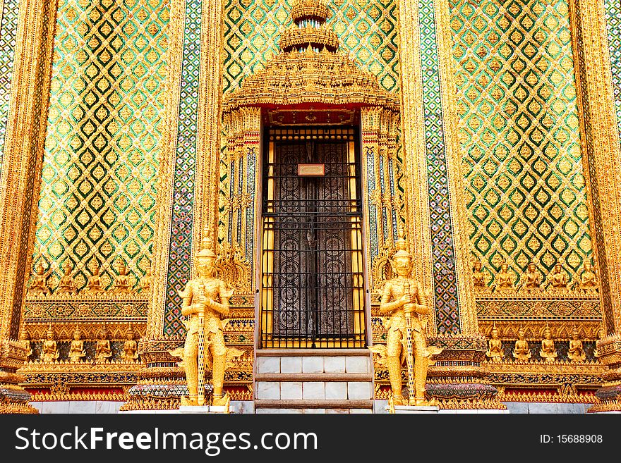 Famous Thailand's landmark, Grand Palace in Bangkok. Famous Thailand's landmark, Grand Palace in Bangkok