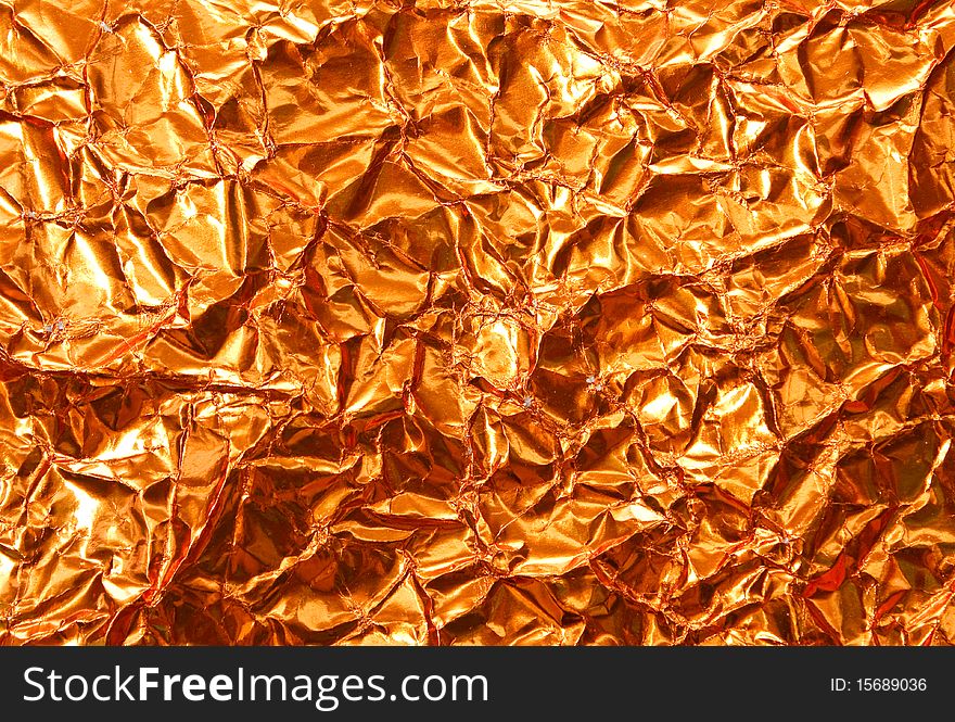 Texture Of Gold Foil Paper