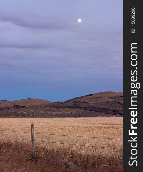 Farm land near Wolverine Canyon, Foothills of Blackfoot Idaho. Farm land near Wolverine Canyon, Foothills of Blackfoot Idaho