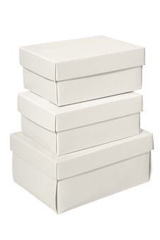 White Boxes Stock Images
