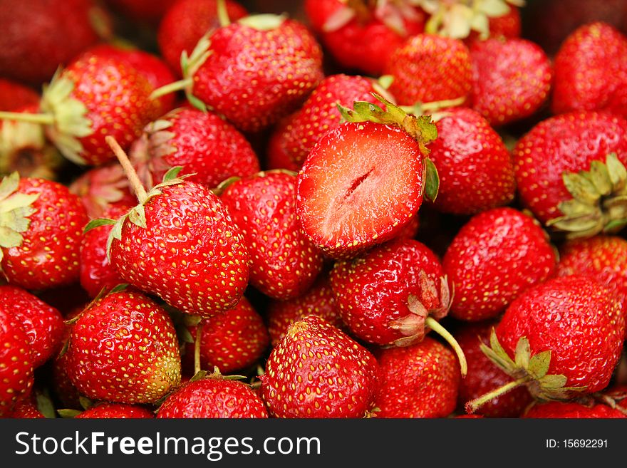 Tasty and appetizing berry a strawberry. Tasty and appetizing berry a strawberry
